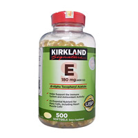 Vitamin E Kirkland 500 viên - Bổ sung Vitamin E tự nhiên hoàn hảo